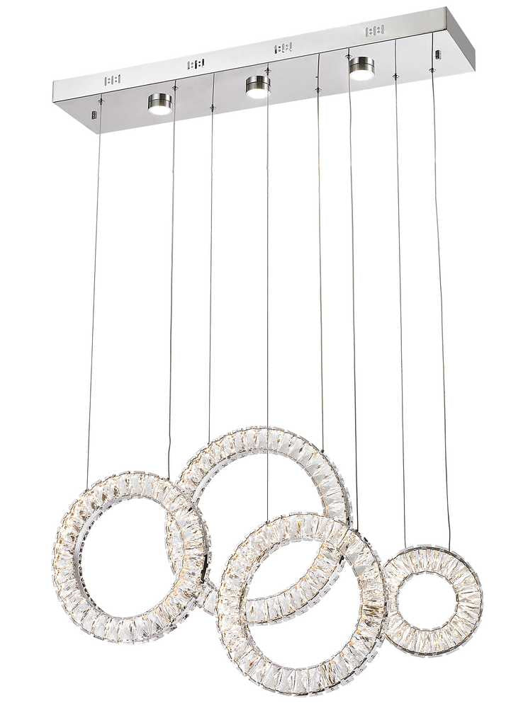 LED LED Chandelier in Chrome - available from The Lighting Shoppe, trusted by Canadian homeowners