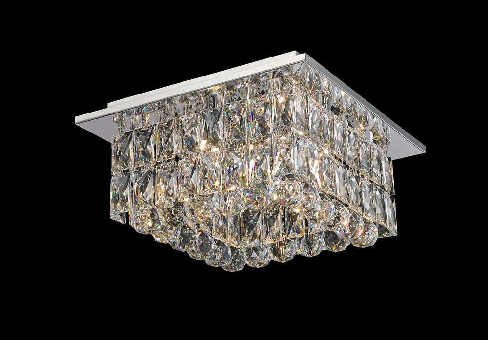 Avant-Garde Four Light Close to Ceiling in Chrome - available from The Lighting Shoppe, trusted by Canadian homeowners