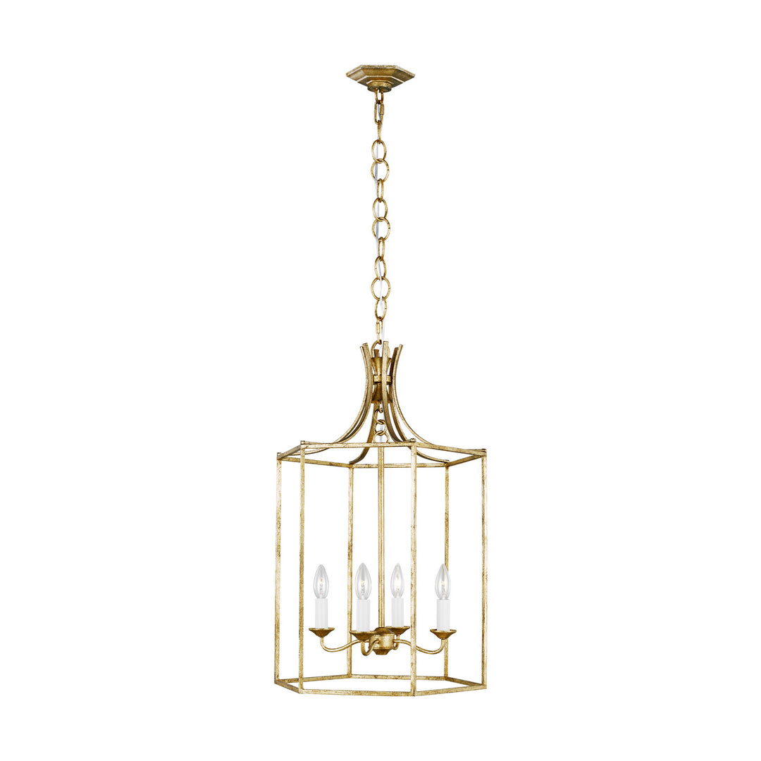 Visual Comfort Studio Canada - AC1014ADB - Four Light Pendant - Bantry House - Antique Gild