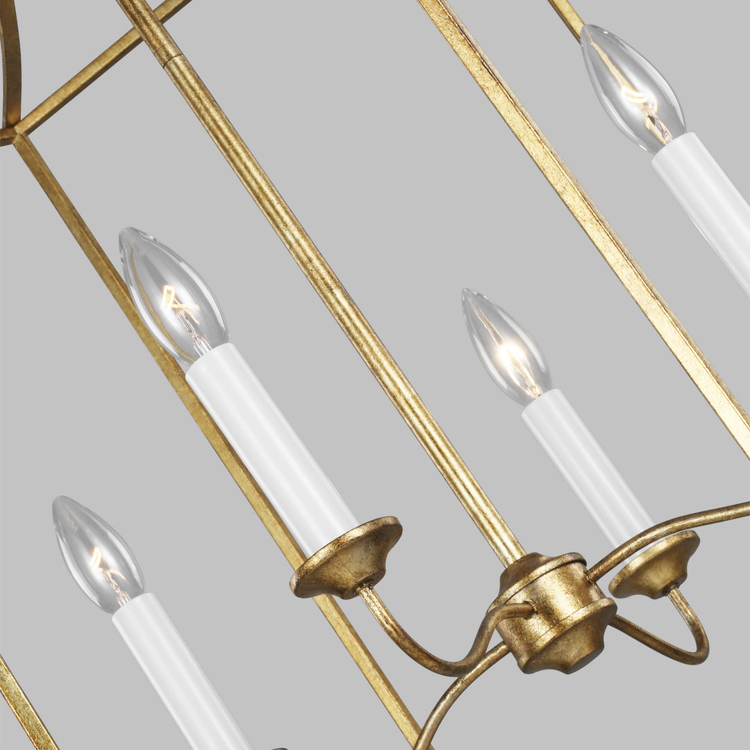 Visual Comfort Studio Canada - AC1024ADB - Four Light Pendant - Bantry House - Antique Gild