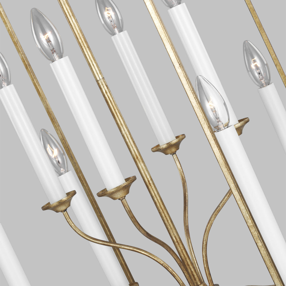 Visual Comfort Studio Canada - AC1038ADB - Eight Light Chandelier - Bantry House - Antique Gild