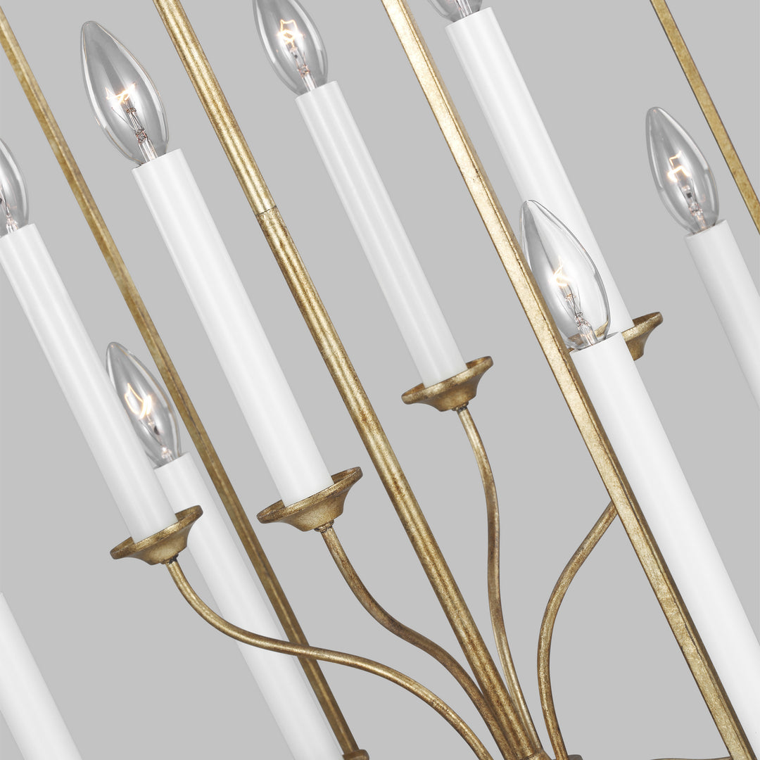 Visual Comfort Studio Canada - AC1038ADB - Eight Light Chandelier - Bantry House - Antique Gild