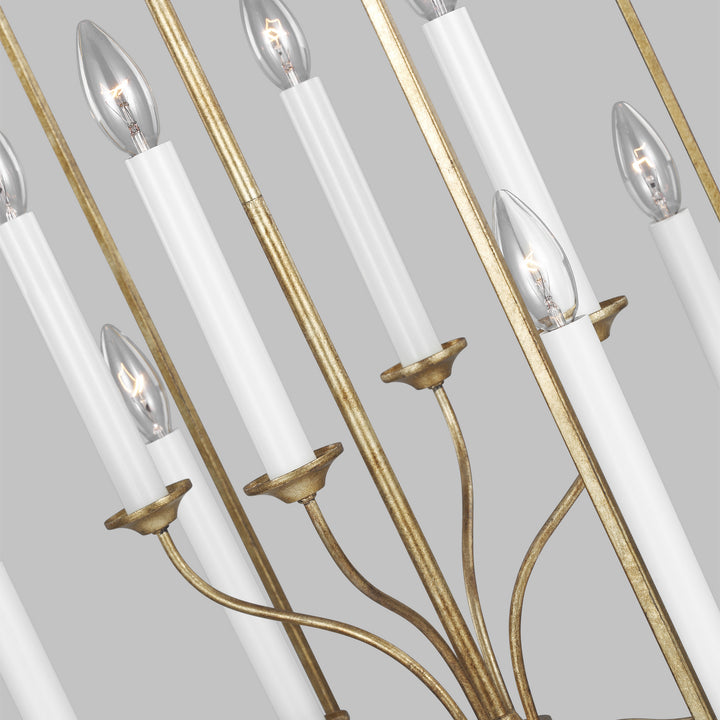 Visual Comfort Studio Canada - AC1038ADB - Eight Light Chandelier - Bantry House - Antique Gild