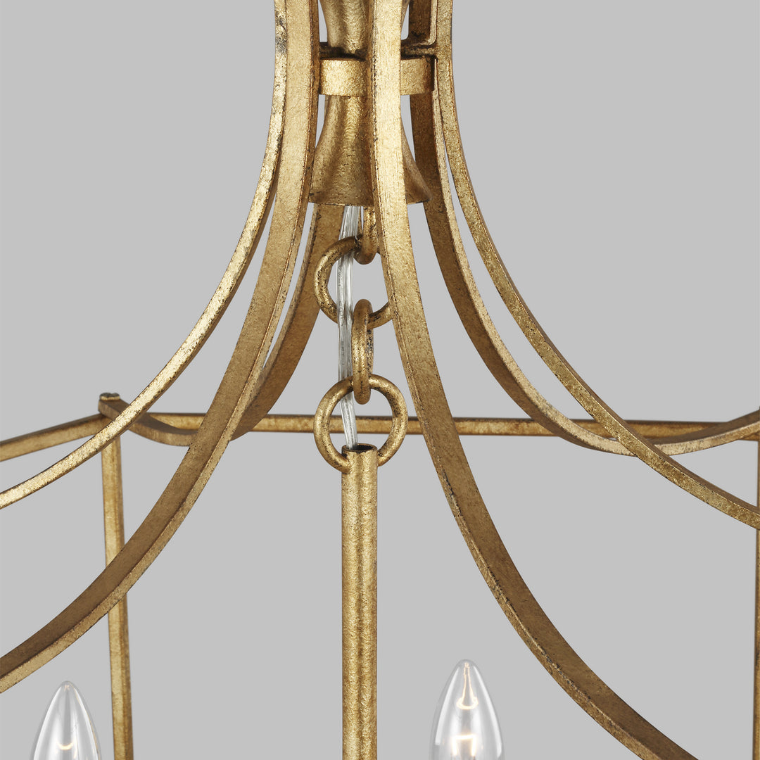 Visual Comfort Studio Canada - AC1046ADB - Six Light Chandelier - Bantry House - Antique Gild