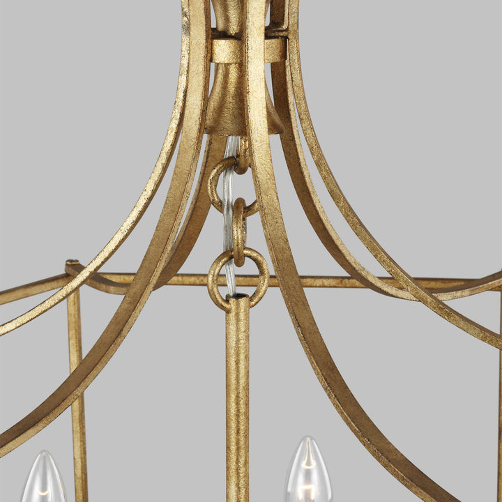 Visual Comfort Studio Canada - AC1046ADB - Six Light Chandelier - Bantry House - Antique Gild