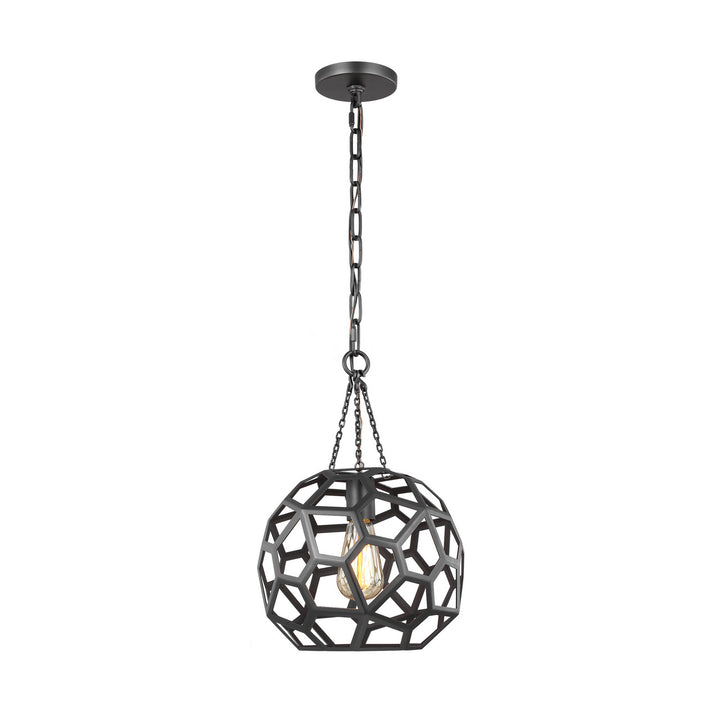 Visual Comfort Studio Canada - AP1051MBK - One Light Pendant - Feccetta - Midnight Black