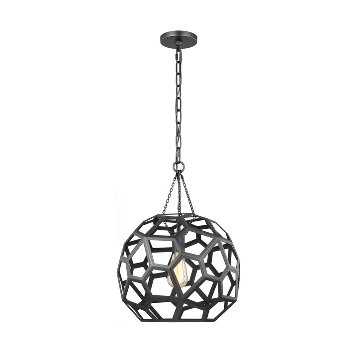 Visual Comfort Studio Canada - AP1061MBK - One Light Pendant - Feccetta - Midnight Black