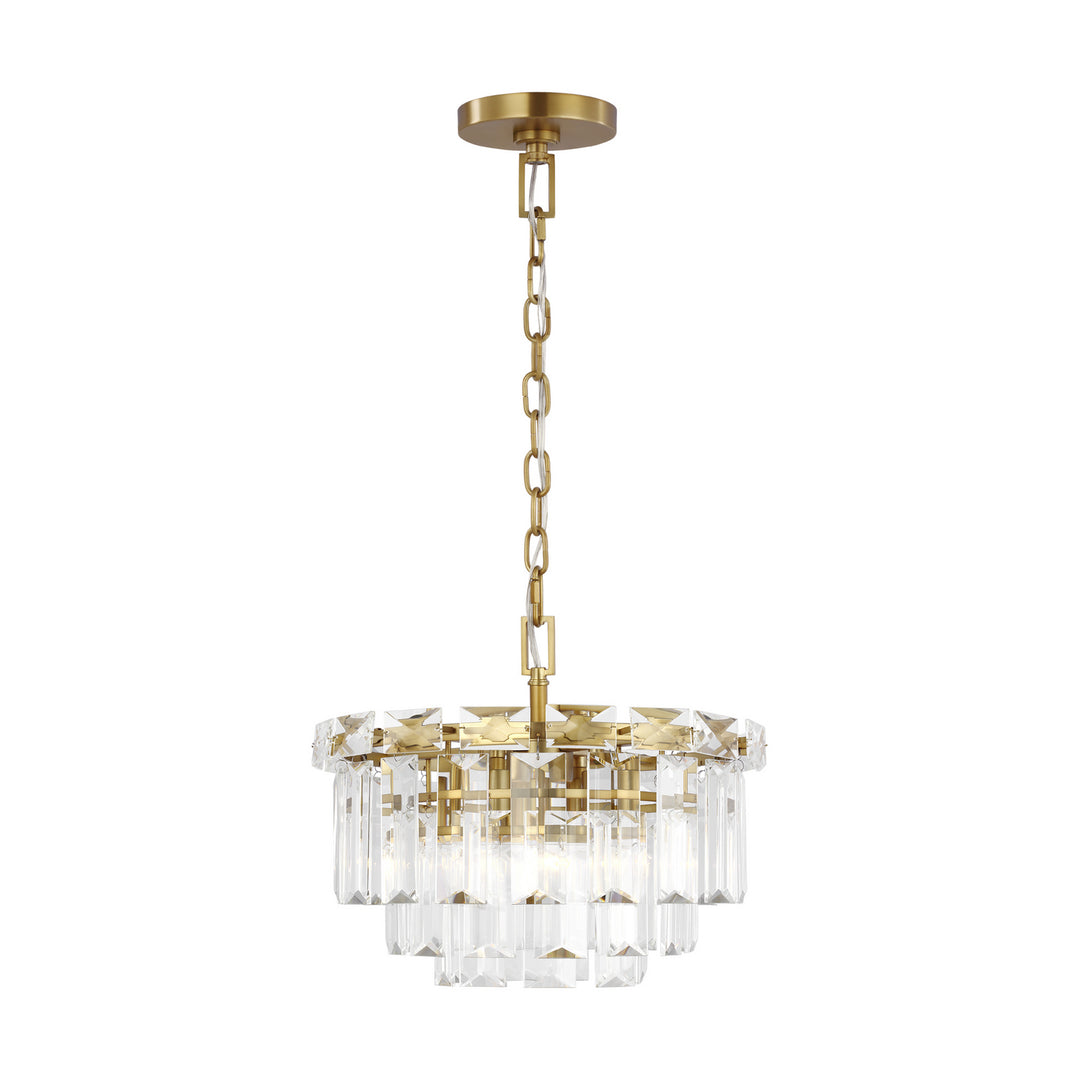 Arden Four Light Chandelier in Burnished Brass - available from The Lighting Shoppe, trusted by Canadian homeowners