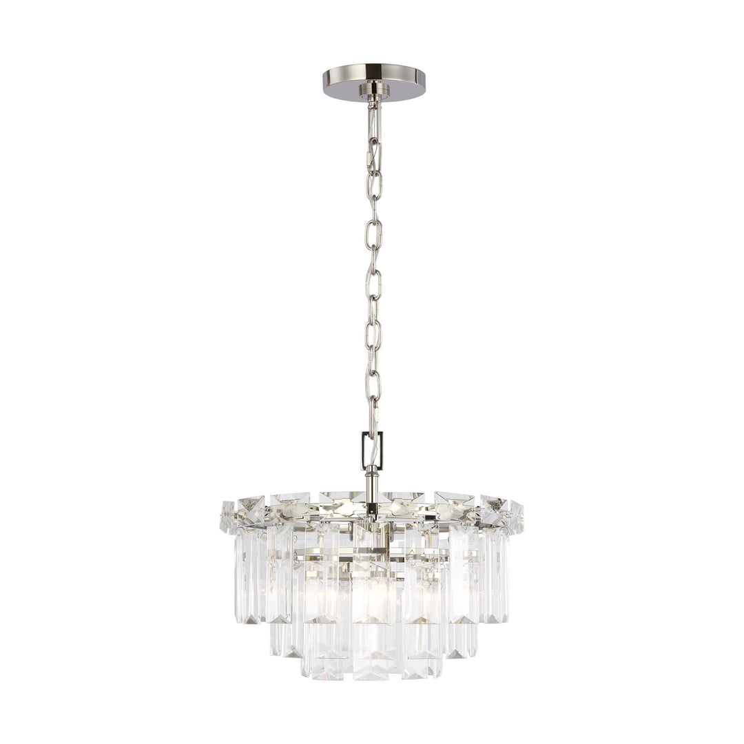 Arden Four Light Chandelier in Polished Nickel - available from The Lighting Shoppe, trusted by Canadian homeowners