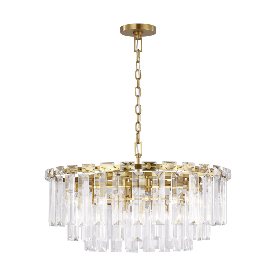 Arden 16 Light Chandelier in Burnished Brass - available from The Lighting Shoppe, trusted by Canadian homeowners