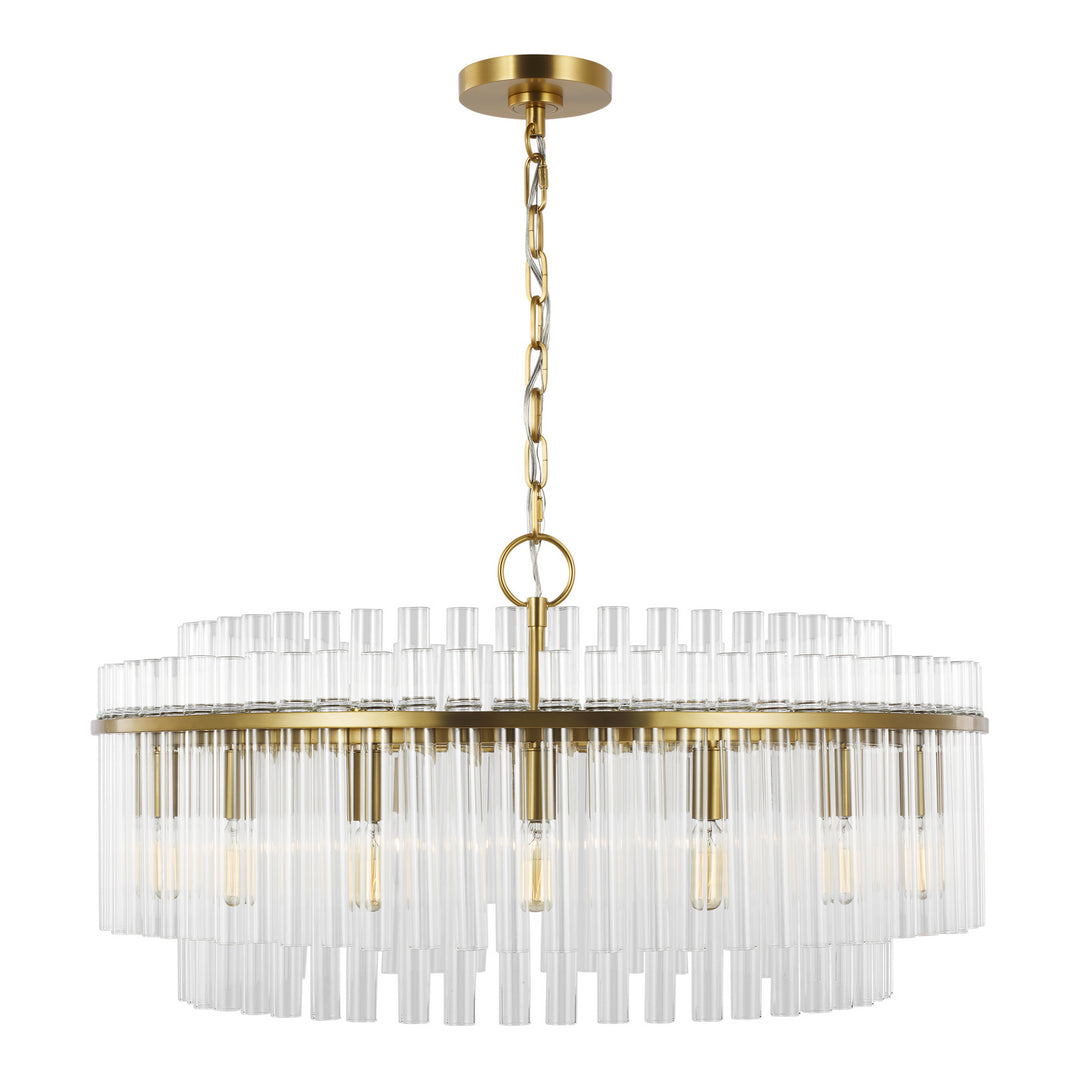 Beckett 16 Light Chandelier in Burnished Brass - available from The Lighting Shoppe, trusted by Canadian homeowners