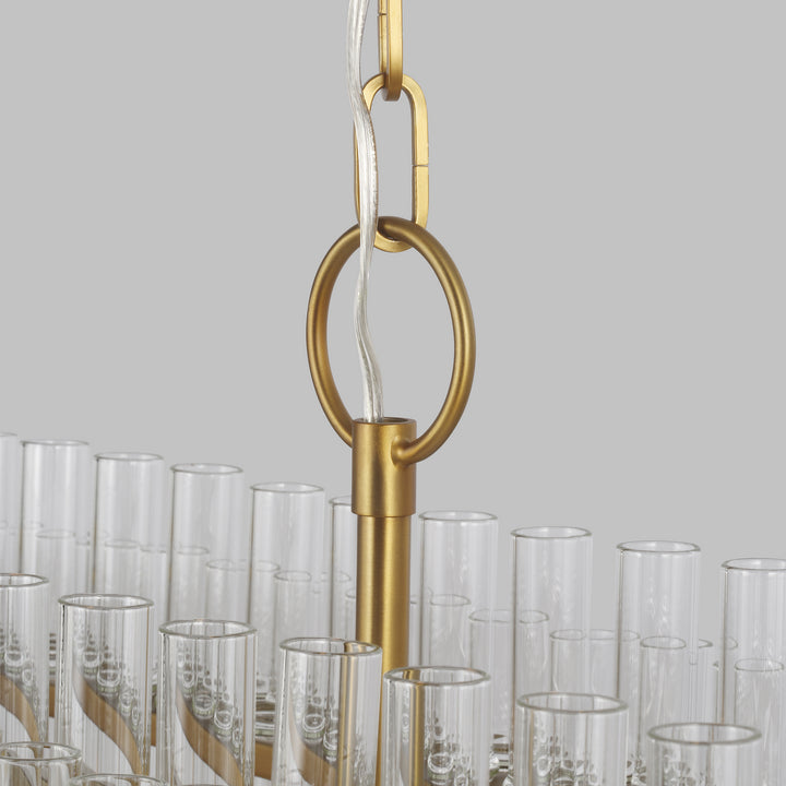 Visual Comfort Studio Canada - CC1307BBS - Seven Light Linear Chandelier - Beckett - Burnished Brass