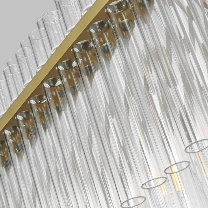Visual Comfort Studio Canada - CC1307BBS - Seven Light Linear Chandelier - Beckett - Burnished Brass