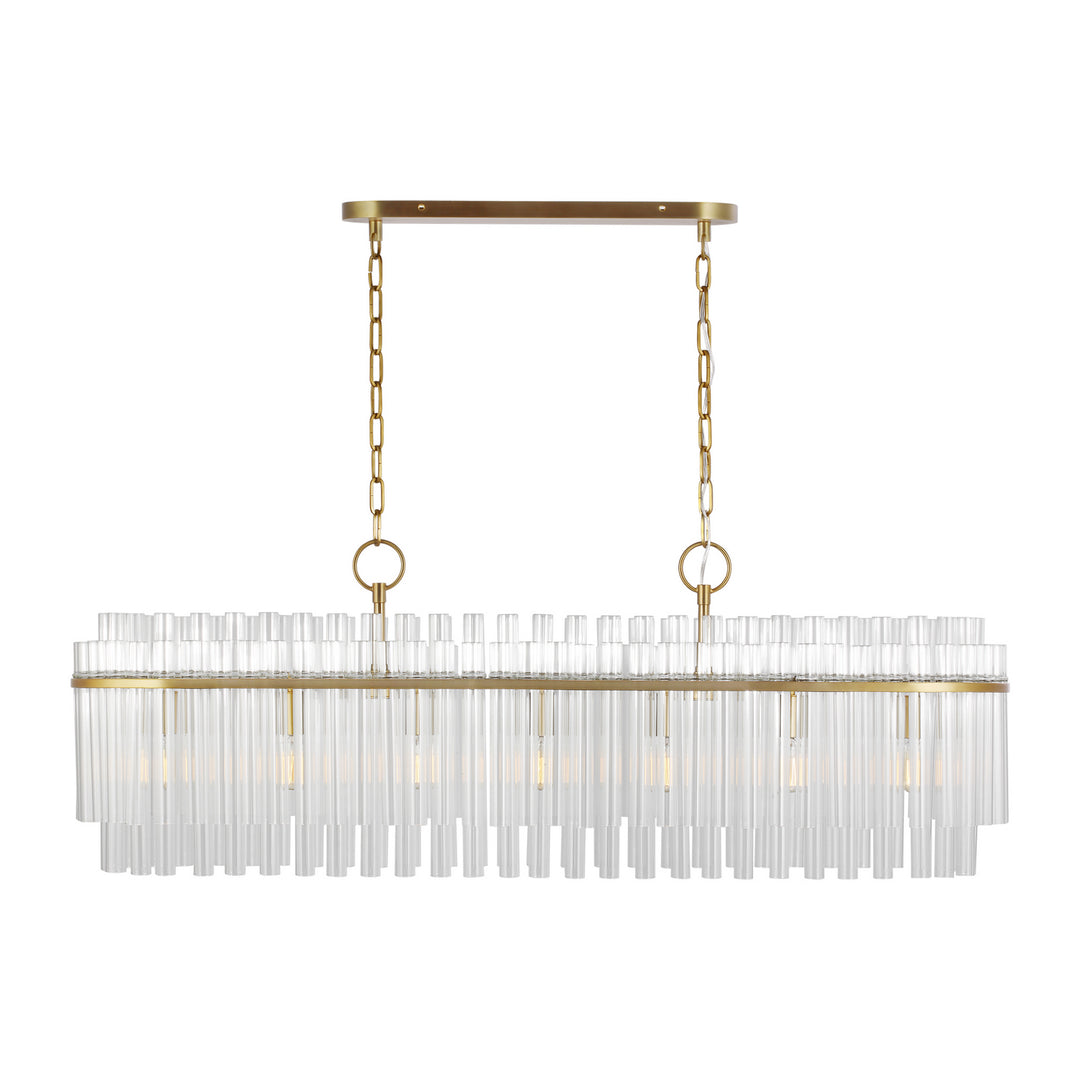 Visual Comfort Studio Canada - CC1307BBS - Seven Light Linear Chandelier - Beckett - Burnished Brass