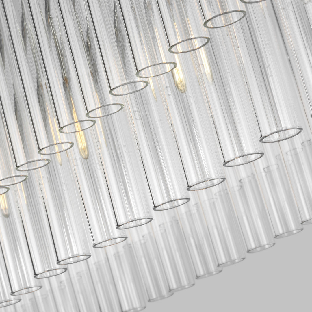 Visual Comfort Studio Canada - CC1307PN - Seven Light Linear Chandelier - Beckett - Polished Nickel