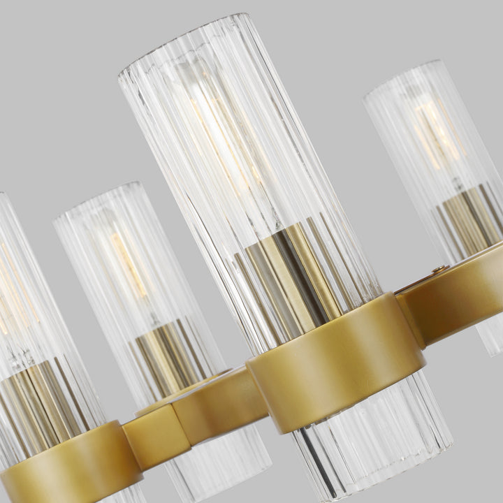 Visual Comfort Studio Canada - CC1378BBS - Eight Light Chandelier - Geneva - Burnished Brass