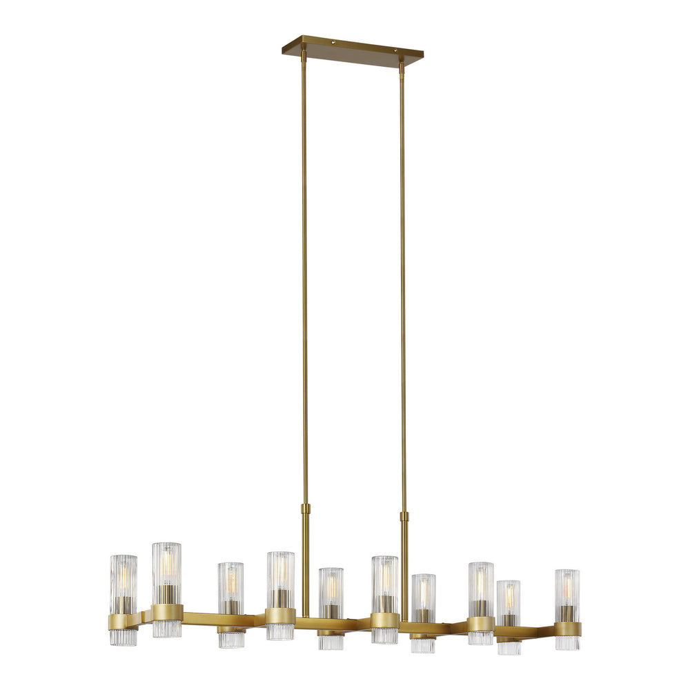 Visual Comfort Studio Canada - CC13810BBS - Ten Light Chandelier - Geneva - Burnished Brass