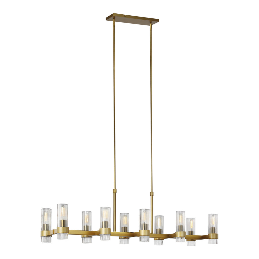 Visual Comfort Studio Canada - CC13810BBS - Ten Light Chandelier - Geneva - Burnished Brass
