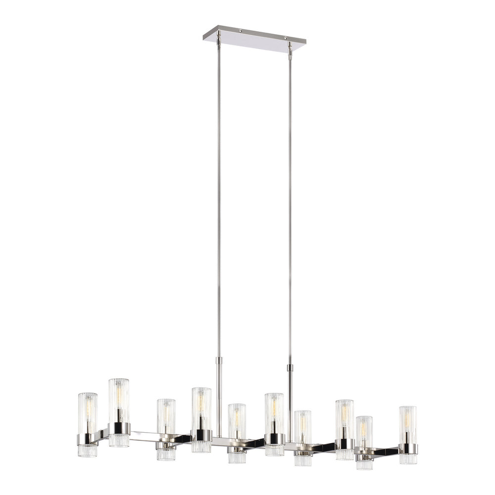 Visual Comfort Studio Canada - CC13810PN - Ten Light Chandelier - Geneva - Polished Nickel