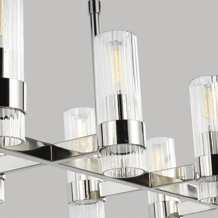 Visual Comfort Studio Canada - CC13810PN - Ten Light Chandelier - Geneva - Polished Nickel