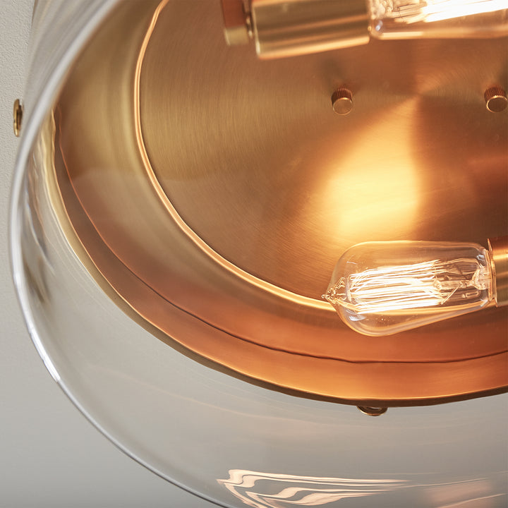 Visual Comfort Studio Canada - CF1032BBS - Two Light Flush Mount - Garrett - Burnished Brass
