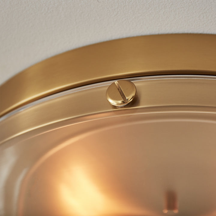 Visual Comfort Studio Canada - CF1032BBS - Two Light Flush Mount - Garrett - Burnished Brass
