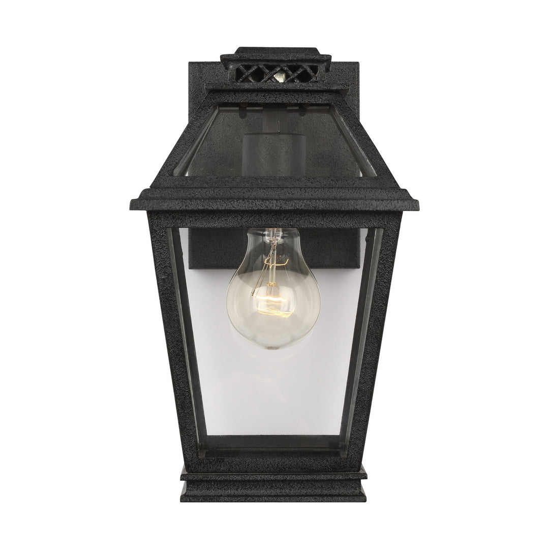 Falmouth One Light Outdoor Wall Lantern in Dark Weathered Zinc - available from The Lighting Shoppe, trusted by Canadian homeowners