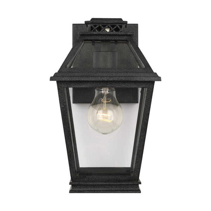 Falmouth One Light Outdoor Wall Lantern in Dark Weathered Zinc - available from The Lighting Shoppe, trusted by Canadian homeowners