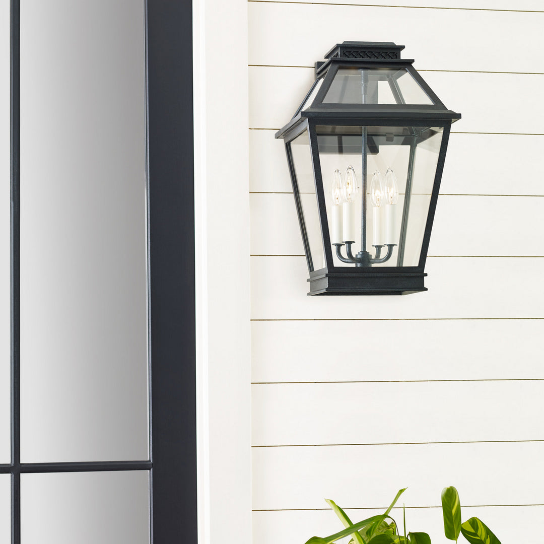 Visual Comfort Studio Canada - CO1034DWZ - Four Light Outdoor Wall Lantern - Falmouth - Dark Weathered Zinc