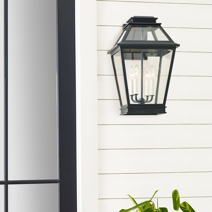 Visual Comfort Studio Canada - CO1034DWZ - Four Light Outdoor Wall Lantern - Falmouth - Dark Weathered Zinc