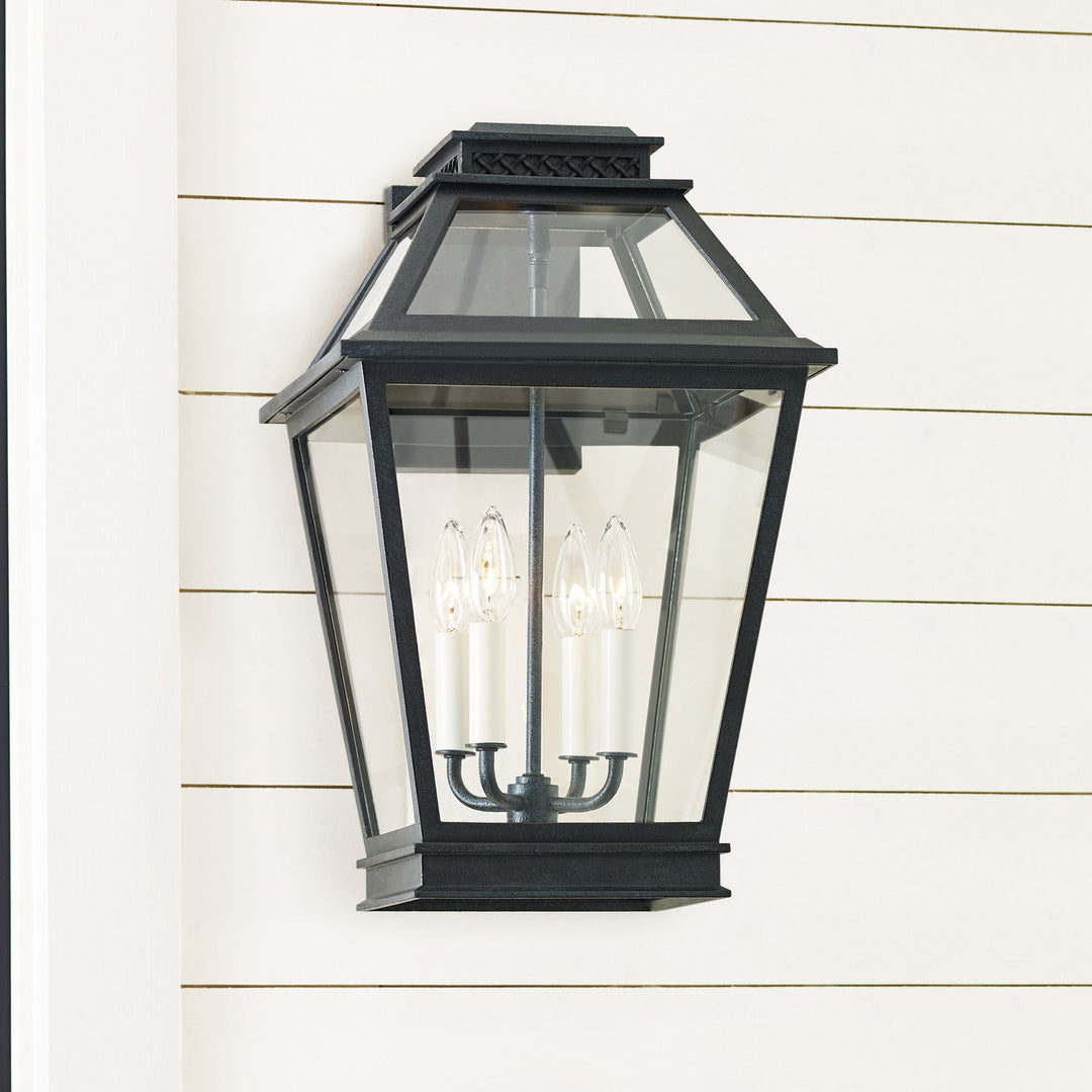 Visual Comfort Studio Canada - CO1034DWZ - Four Light Outdoor Wall Lantern - Falmouth - Dark Weathered Zinc