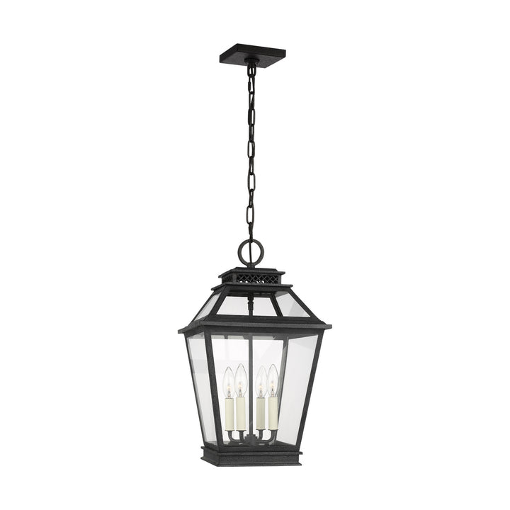 Falmouth Four Light Hanging Lantern in Dark Weathered Zinc - available from The Lighting Shoppe, trusted by Canadian homeowners