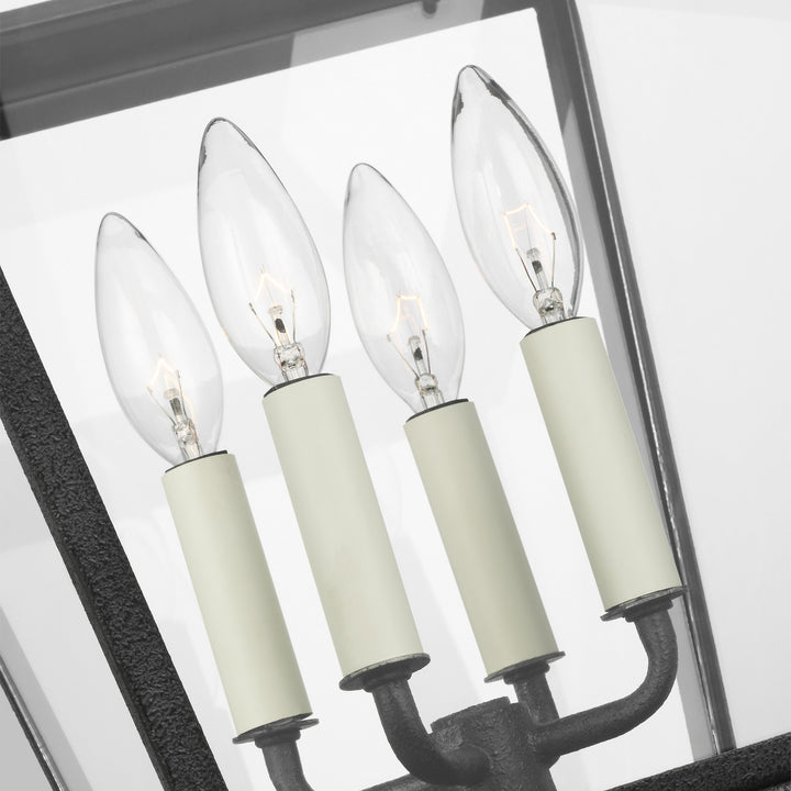 Visual Comfort Studio Canada - CO1064DWZ - Four Light Post Lantern - Falmouth - Dark Weathered Zinc