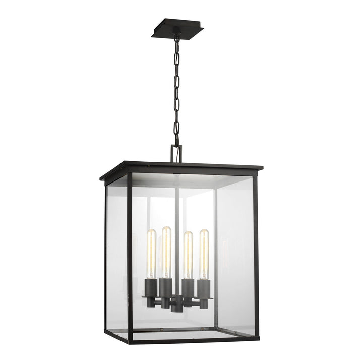 Freeport Four Light Hanging Lantern in Heritage Copper - available from The Lighting Shoppe, trusted by Canadian homeowners