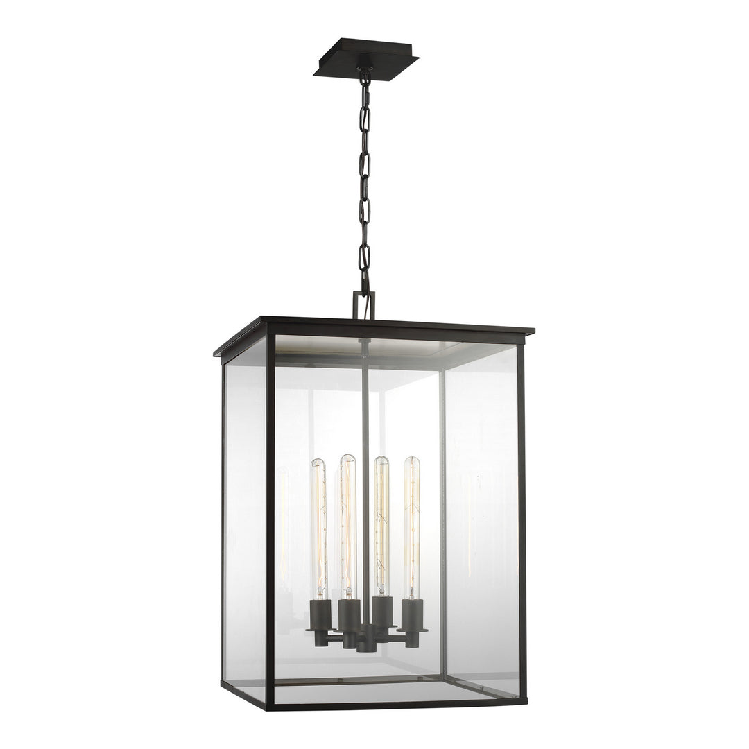 Freeport Four Light Hanging Lantern in Heritage Copper - available from The Lighting Shoppe, trusted by Canadian homeowners