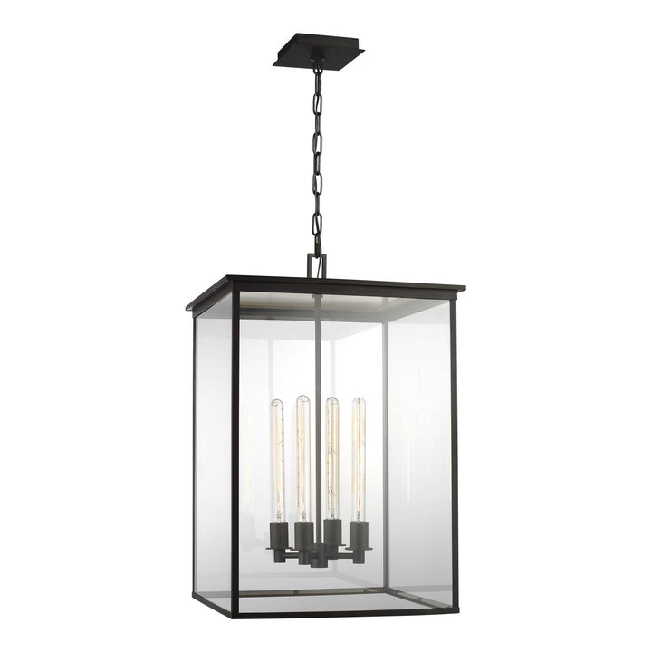 Freeport Four Light Hanging Lantern in Heritage Copper - available from The Lighting Shoppe, trusted by Canadian homeowners