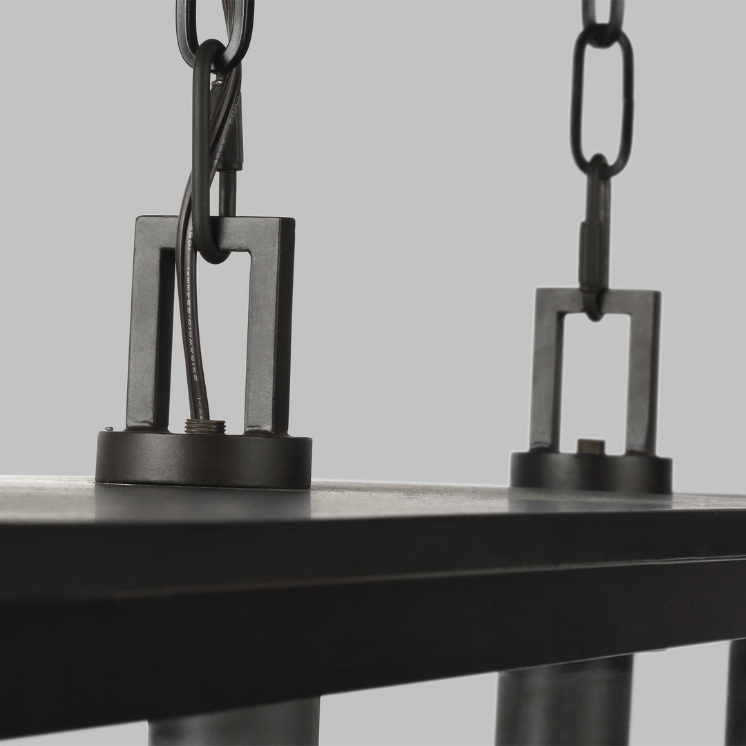 Visual Comfort Studio Canada - CO1214HTCP - Four Light Outdoor Linear Chandelier - Freeport - Heritage Copper