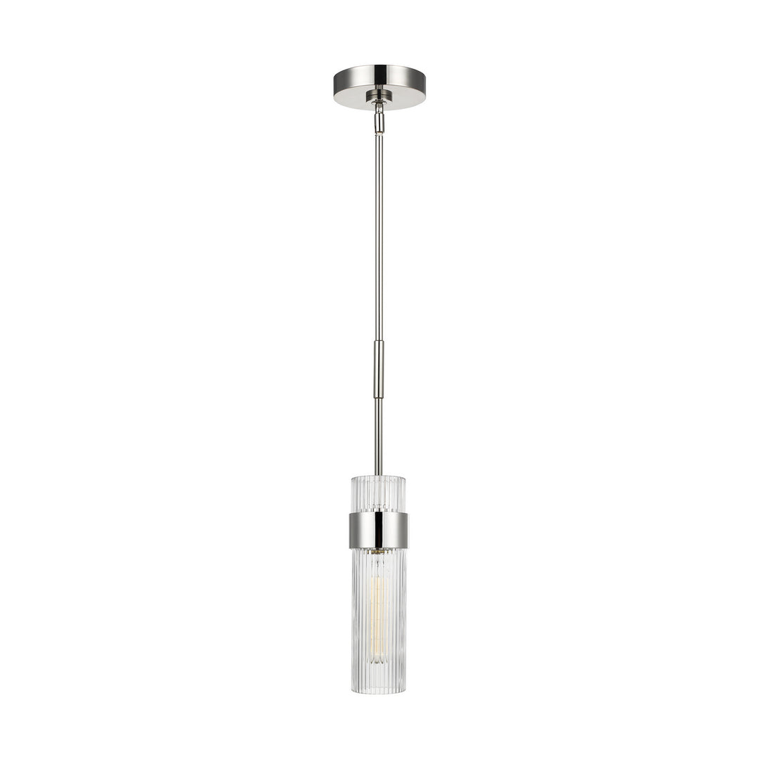 Visual Comfort Studio Canada - CP1161PN - One Light Pendant - Geneva - Polished Nickel