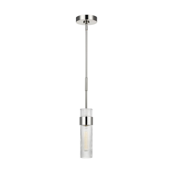 Visual Comfort Studio Canada - CP1161PN - One Light Pendant - Geneva - Polished Nickel