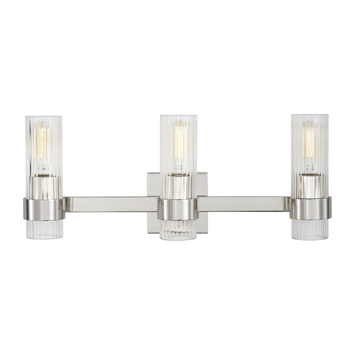 Visual Comfort Studio Canada - CV1023PN - Three Light Vanity - Geneva - Polished Nickel