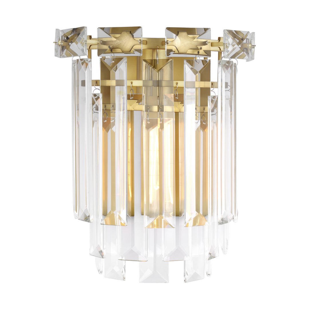 Arden One Light Wall Sconce in Burnished Brass - available from The Lighting Shoppe, trusted by Canadian homeowners
