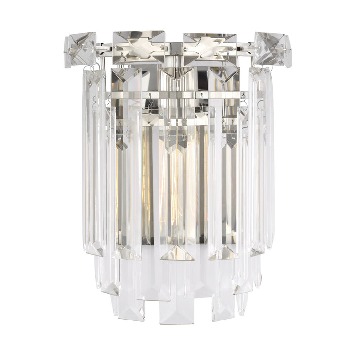 Arden One Light Wall Sconce in Polished Nickel - available from The Lighting Shoppe, trusted by Canadian homeowners