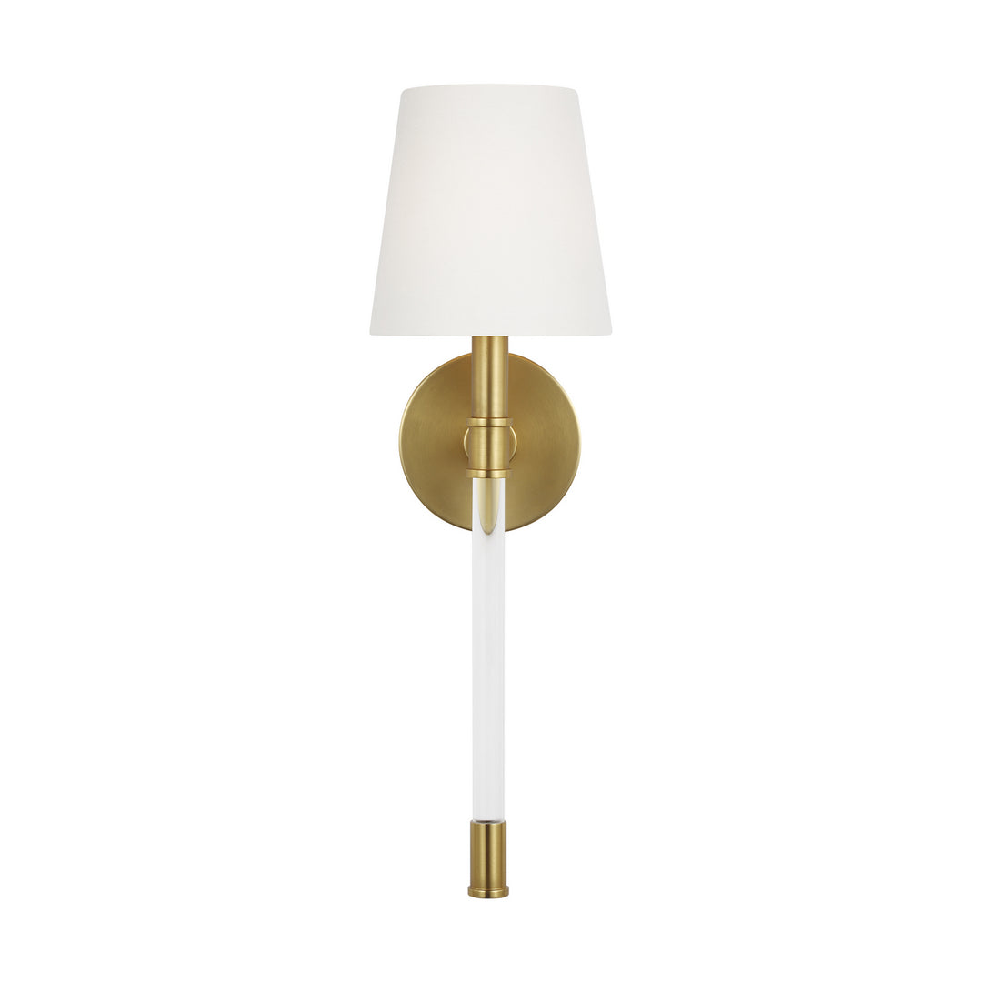 Hanover One Light Wall Sconce in Burnished Brass - available from The Lighting Shoppe, trusted by Canadian homeowners
