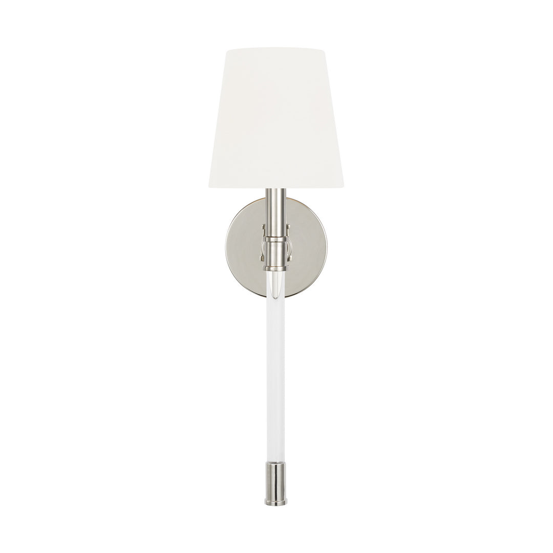 Hanover One Light Wall Sconce in Polished Nickel - available from The Lighting Shoppe, trusted by Canadian homeowners