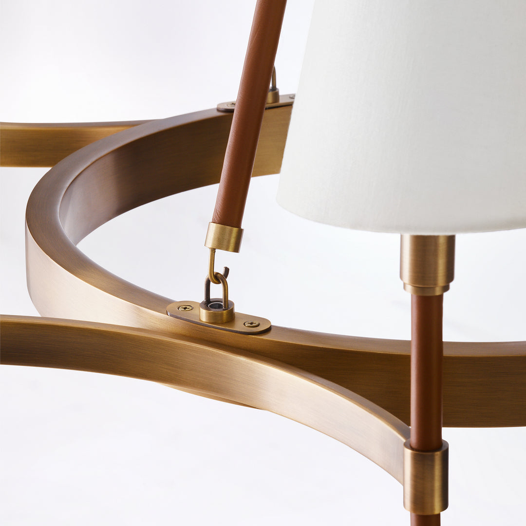 Visual Comfort Studio Canada - LC1006TWB - Six Light Chandelier - Katie - Time Worn Brass