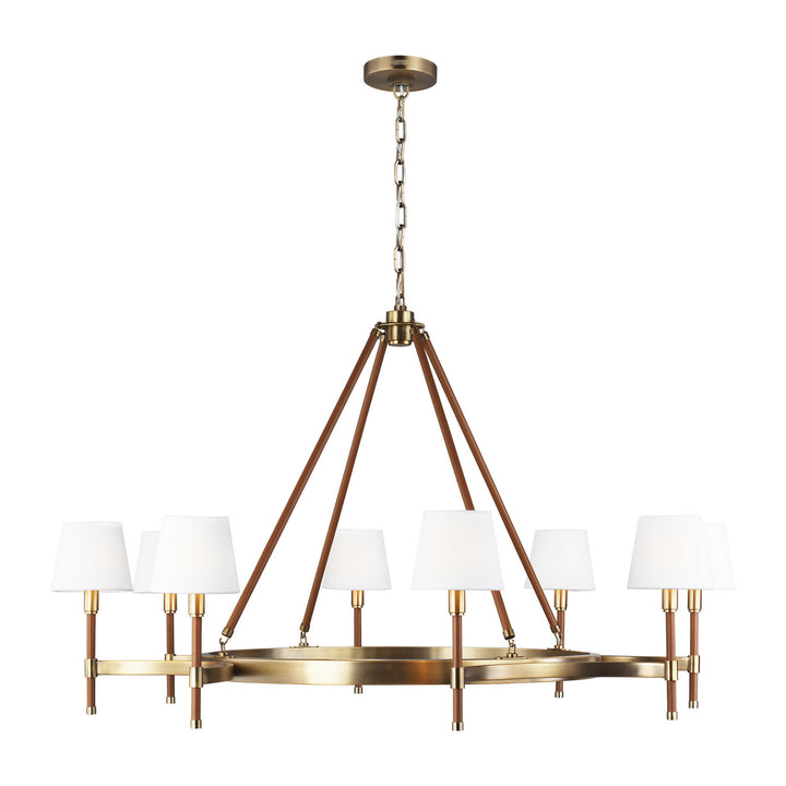 Visual Comfort Studio Canada - LC1018TWB - Eight Light Chandelier - Katie - Time Worn Brass