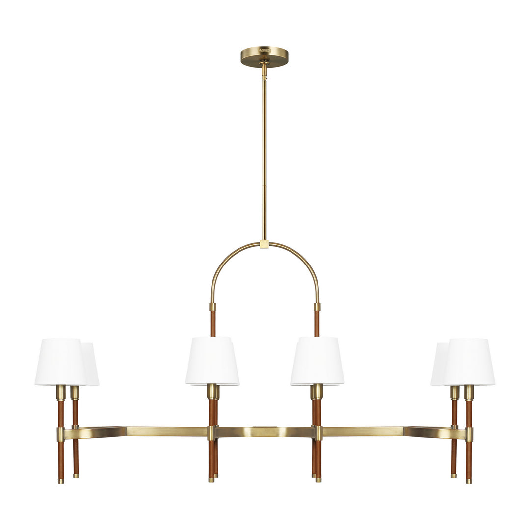 Visual Comfort Studio Canada - LC1028TWB - Eight Light Chandelier - Katie - Time Worn Brass