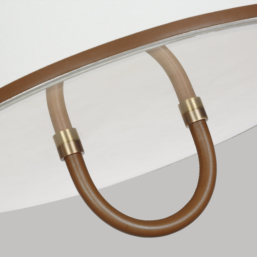 Visual Comfort Studio Canada - LF1002TWB - Two Light Flush Mount - Katie - Time Worn Brass