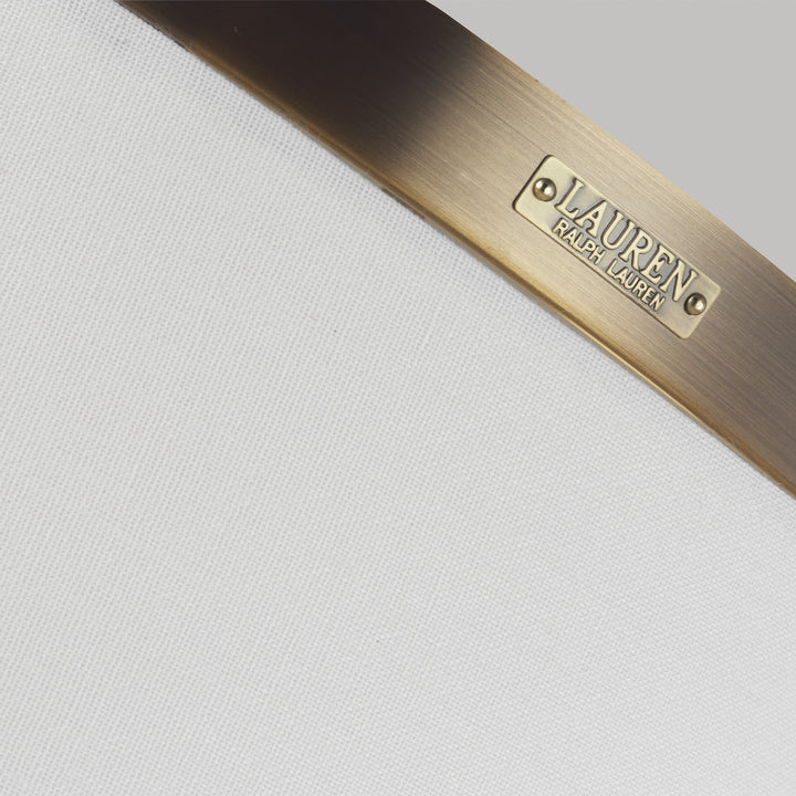 Visual Comfort Studio Canada - LF1002TWB - Two Light Flush Mount - Katie - Time Worn Brass