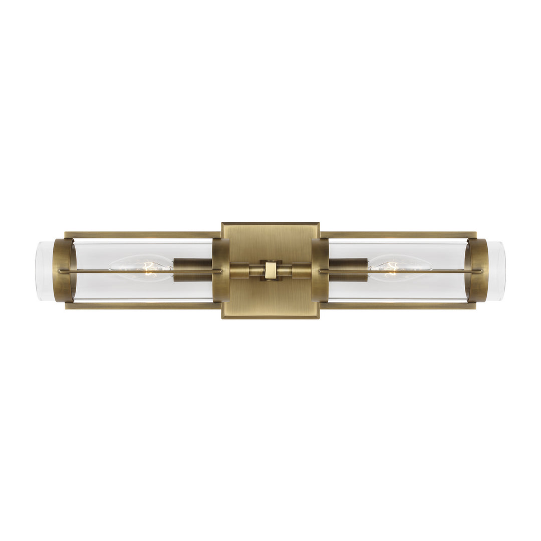 Visual Comfort Studio Canada - LV1002TWB - Two Light Wall Sconce - Flynn - Time Worn Brass